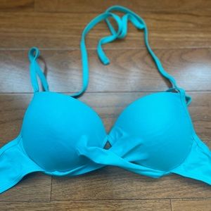 Blue Bikini Top